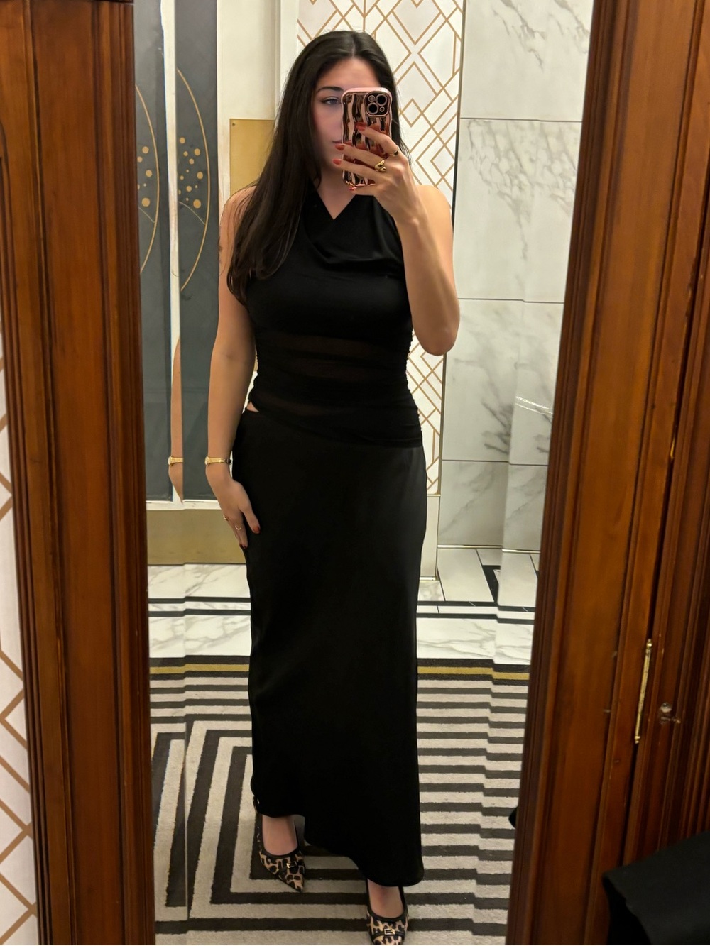 Black Satin Women’s Evening Dress - Brand: